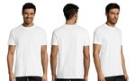 WHITE T-SHIRTS IN 100% UNISEX COTTON FROM XXS TO 4XL
