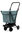 Jumbo Jasp Shopping Cart with 66L Capacity and additional Lower Tray - 11L capacity